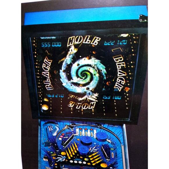 Black Hole Pinball Flyer Vintage Original 1981 3-D Version 8.5" x 11" Artwork - Picture 1 of 5